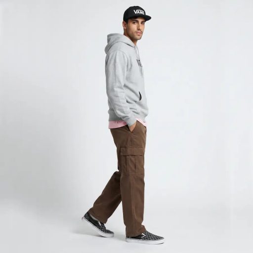 Vans Stretch Logo kapucnis pulóver cement heather