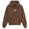 Vans Stretch Logo kapucnis pulóver vintage cocoa brown