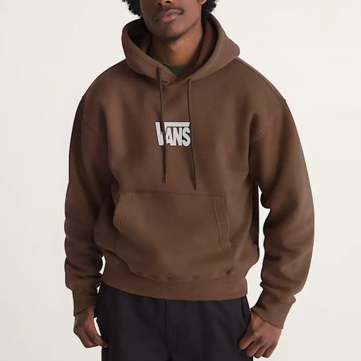 Vans Stretch Logo kapucnis pulóver vintage cocoa brown