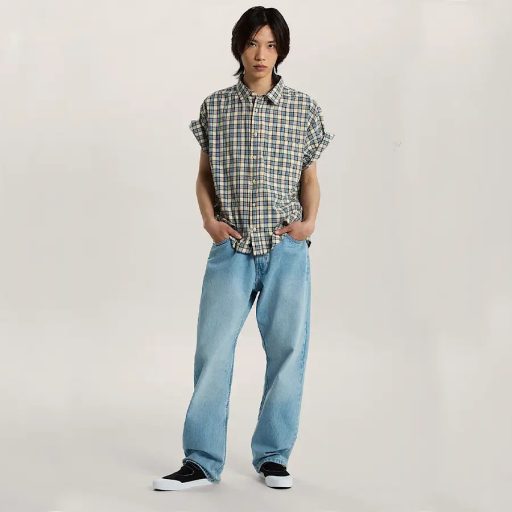 Vans Check-5 Straight Denim nadrág light stonewash