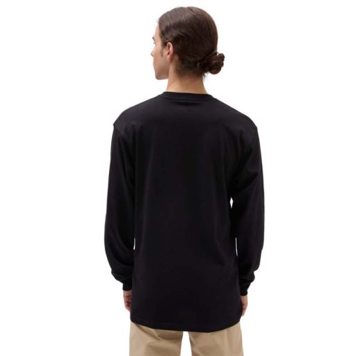 Vans Left Chest Ls póló black white