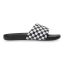 Vans La Costa Checkerboard Slide On papucs white black