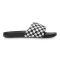 Vans La Costa Checkerboard Slide On papucs white black