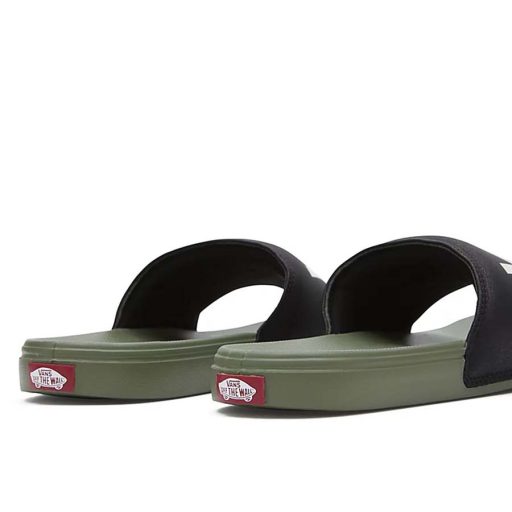 Vans La Costa Slide On papucs black olivine